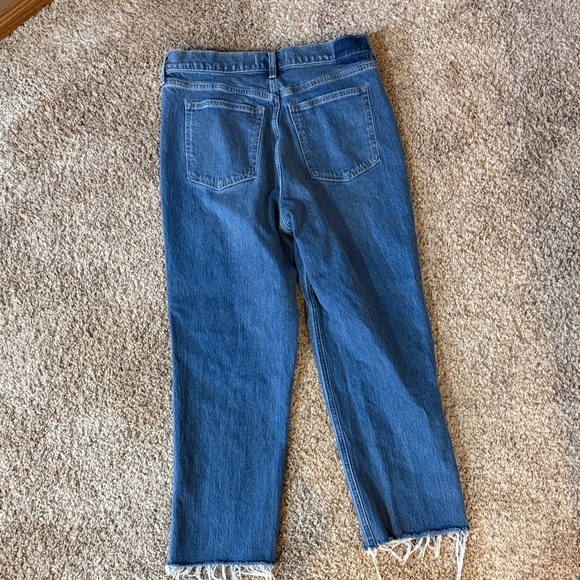 Abercrombie & Fitch The 90’s Straight Ultra High Rise Jeans - made into capris - Picture 3 of 3